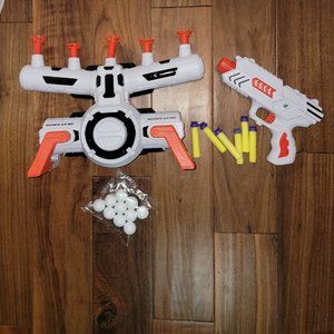 SPACE WARS SHOOTING HOVER FLOATING TARGET GAME NERF GUN AIM GIFT TOY BALLS
